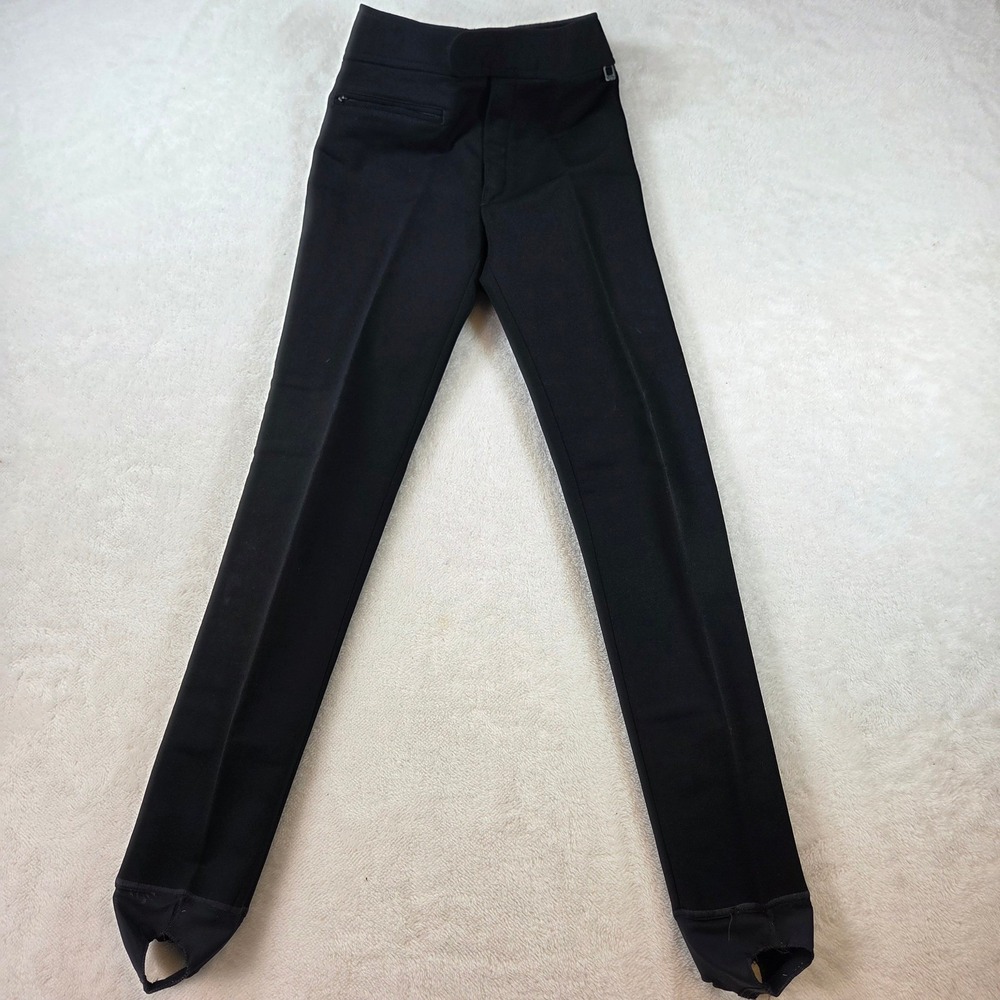 Roffe Junior Solo ITB Ski Pants Black Stirrup Schoeller Fabric SZ16 Style 5517